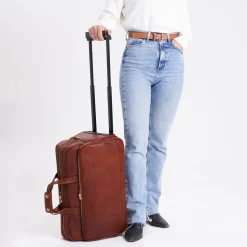 Borsa trolley in pelle medio Oxford