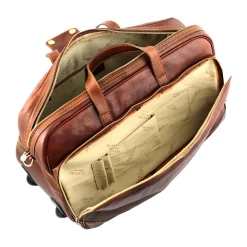 Borsa trolley in pelle medio Oxford