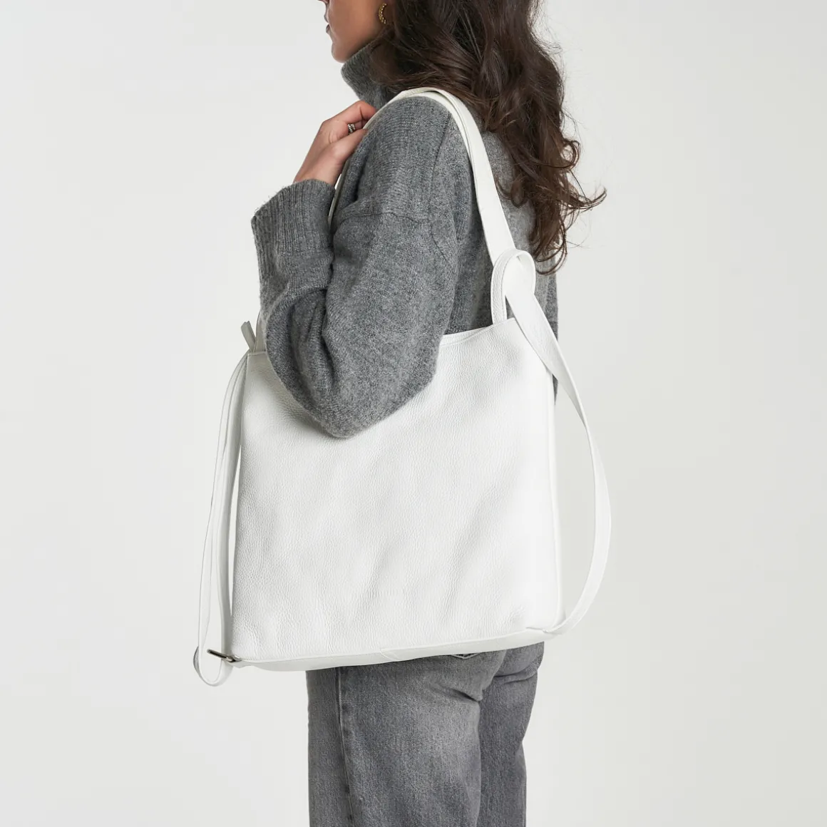 Borsa zaino in pelle Alice