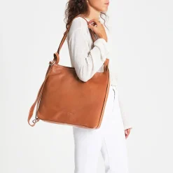 Borsa zaino in pelle Alice
