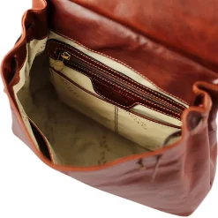 Borsa zaino in pelle Isabel
