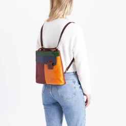 Borsa zaino in pelle Noemi