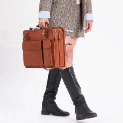 Cartella da lavoro in pelle Oxford