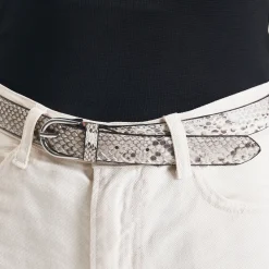 Cintura in pelle di pitone Serphea