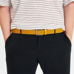 Cintura in pelle Monogram