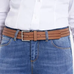 Cintura in pelle Stripes