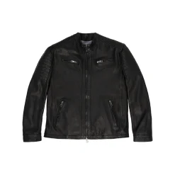 Giacchetto in pelle Biker