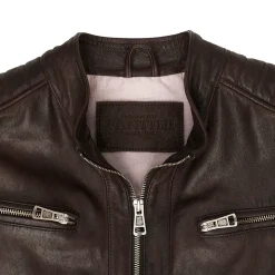 Giacchetto in pelle Biker