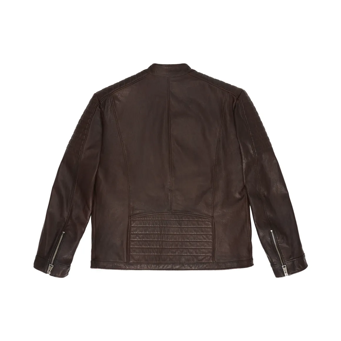 Giacchetto in pelle Biker