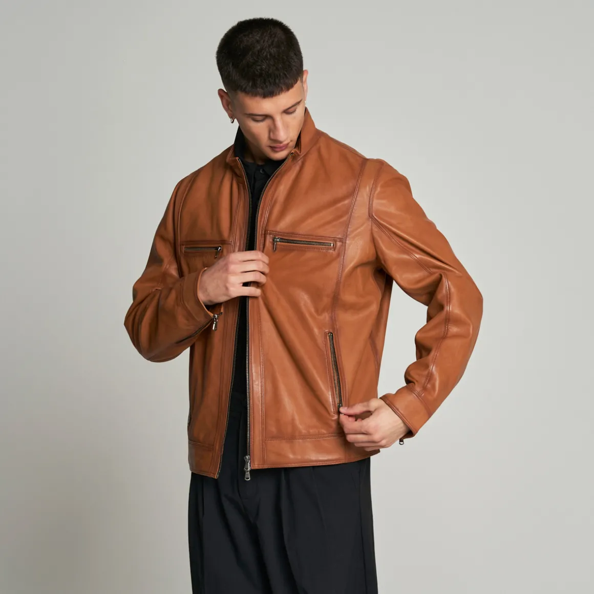 Giacchetto in pelle Morrison