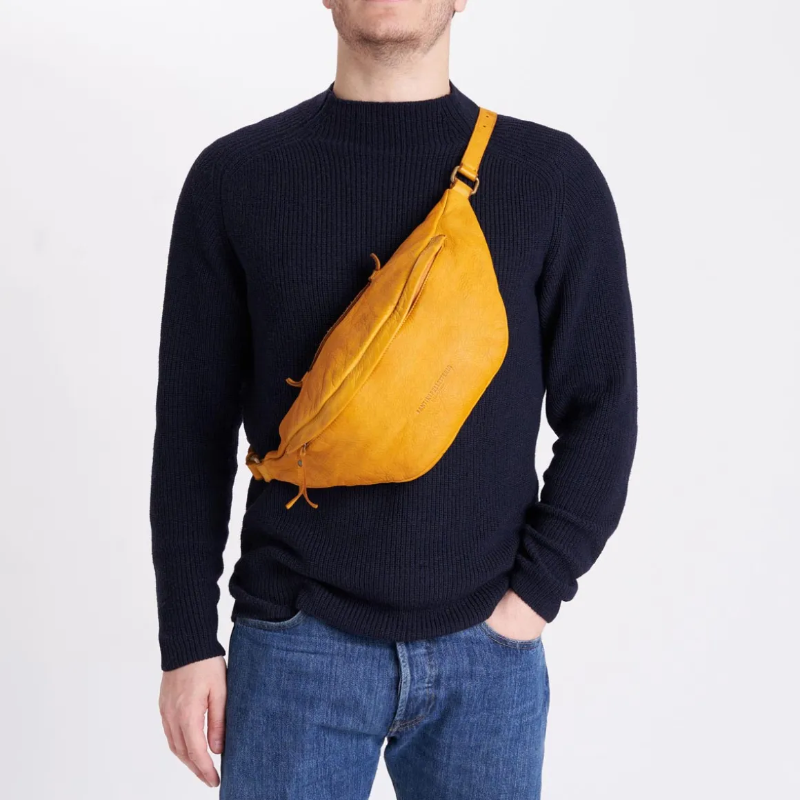 Marsupio in pelle lavata Milano