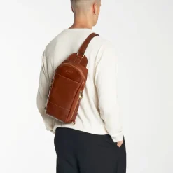 Monospalla in pelle Magellano