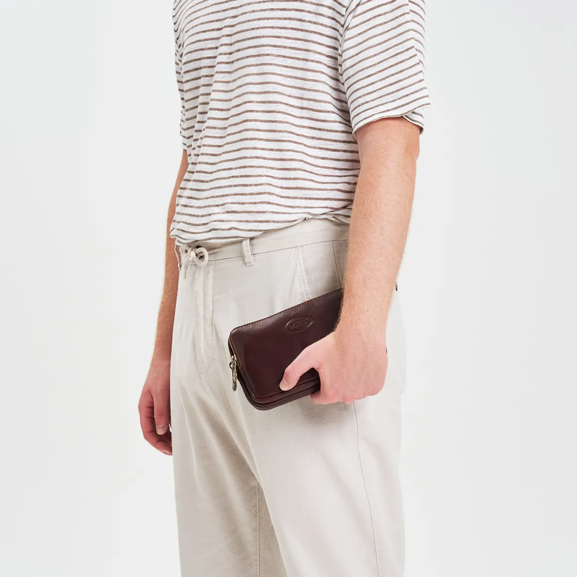Pochette in pelle Trail