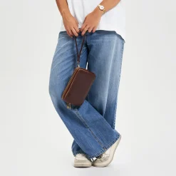 Pochette in pelle Trail