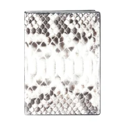 Porta carte in pelle di pitone Ophion