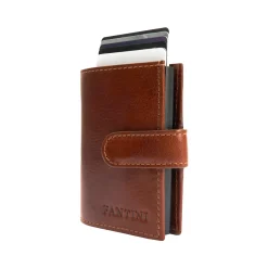 Porta carte in pelle schermato Tannex