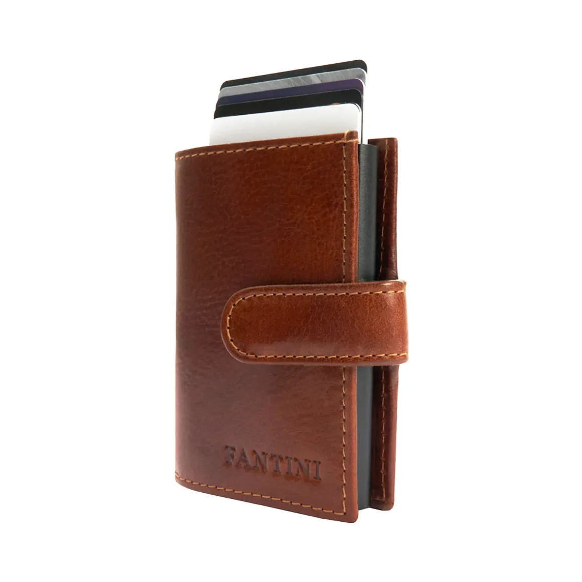 Porta carte in pelle schermato Tannex