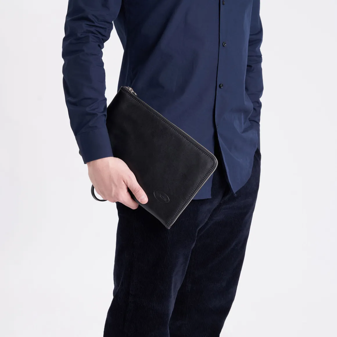 Portadocumenti in pelle piccolo Manager