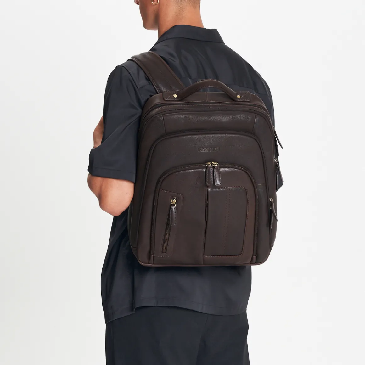 Zaino in pelle Atlantis