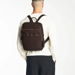 Zaino in pelle lavata grande Milano