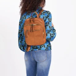 Zaino in pelle lavata piccolo Milano