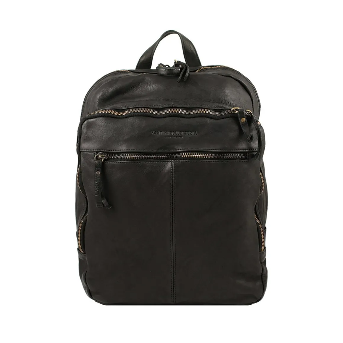 Zaino in pelle lavata piccolo Milano